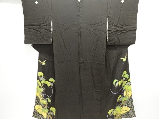 Japanese Kimono / Chirimen Kinsha Silk